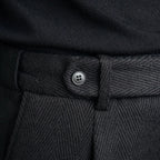 Men's Adjustable Waist Pleated Trousers