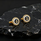 Men's Anchor Detail Cufflinks