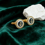 Men's Anchor Detail Cufflinks