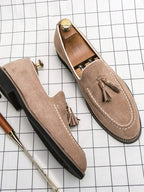Men's Apron Toe Slip-on Loafers