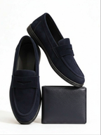 Men's Apron Toe Penny Loafers