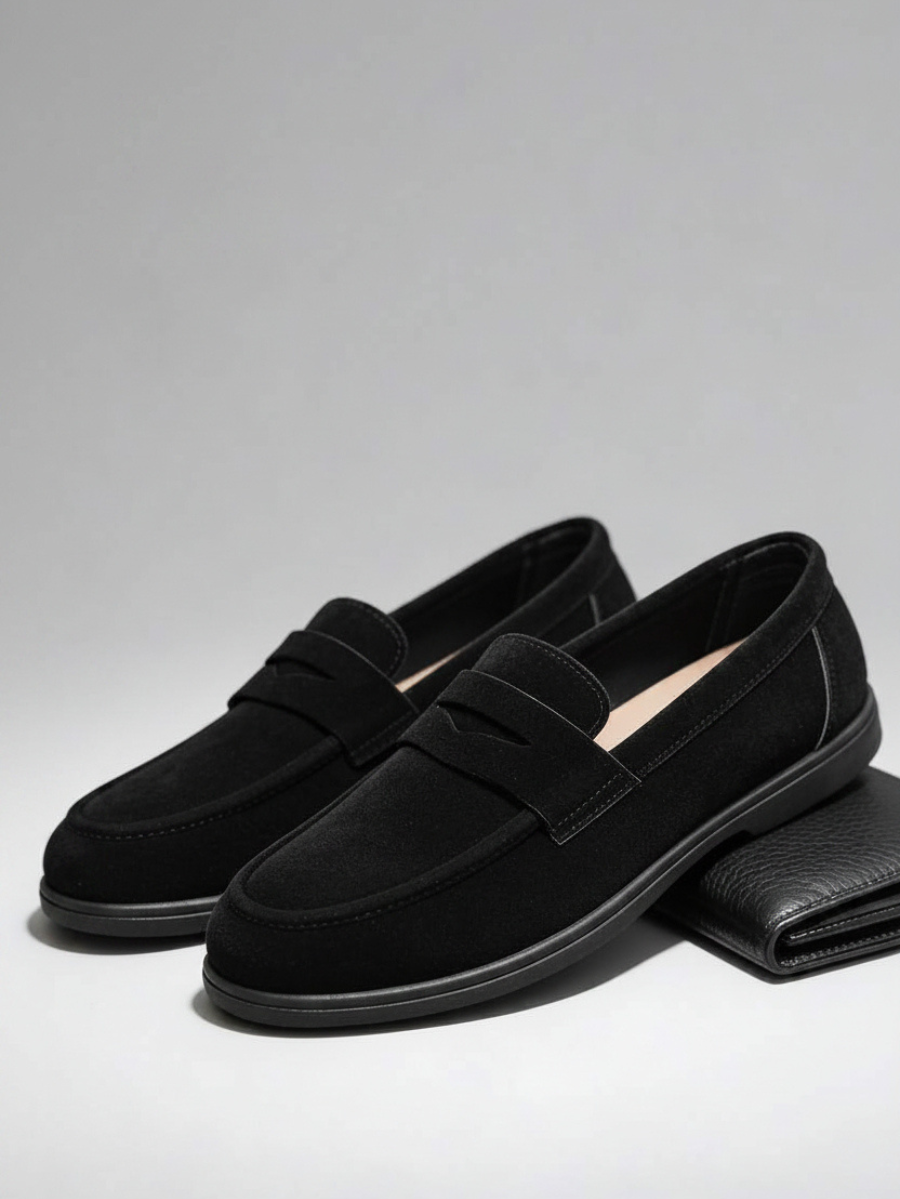Men's Apron Toe Penny Loafers