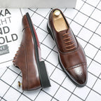 Men's Brogue Lace-Up Shoes