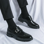 Men's Brogue Monk Strap Shoes