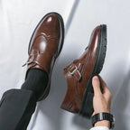 Men's Brogue Monk Strap Shoes
