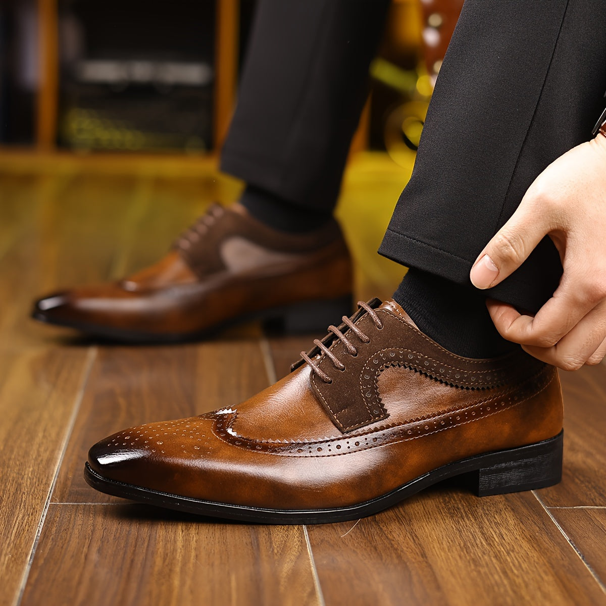 Men's Brogue Oxford Shoes