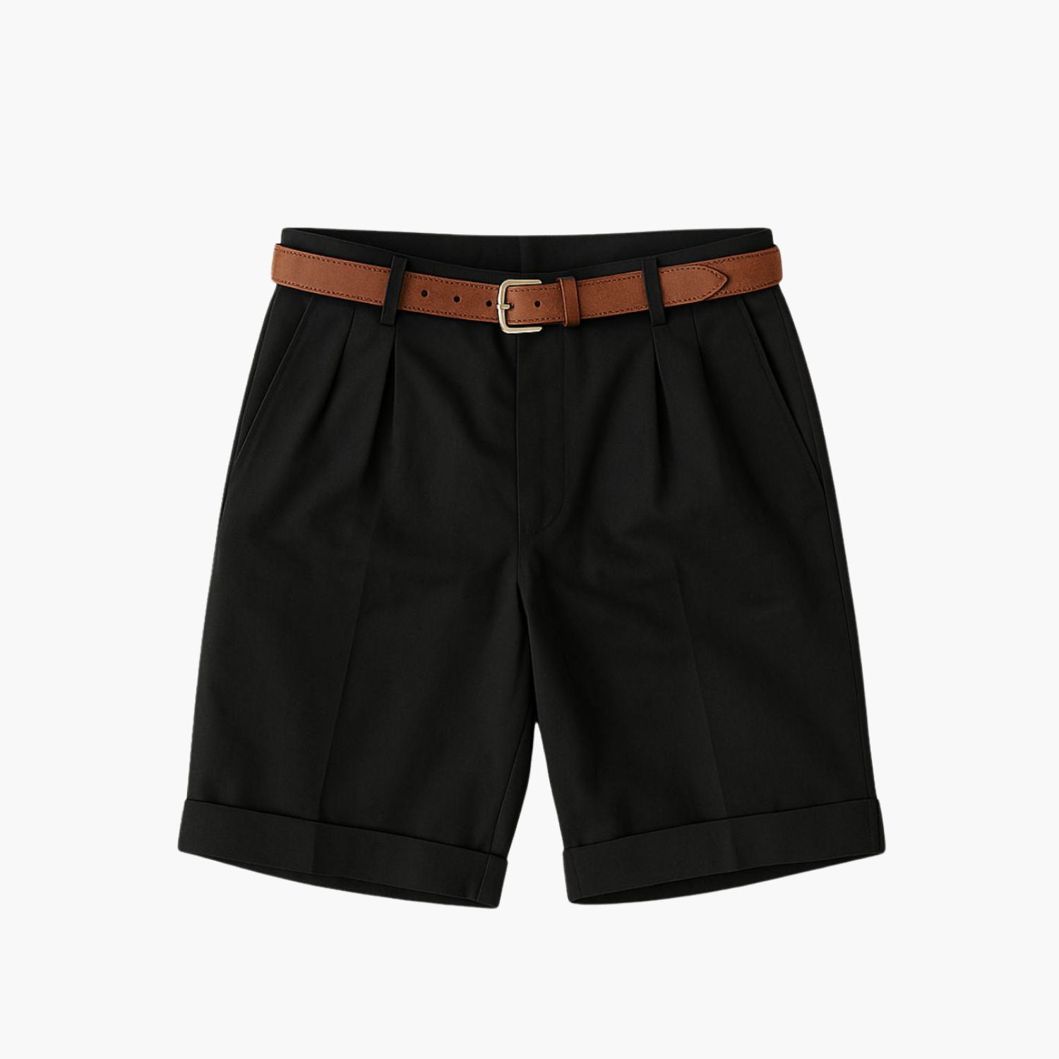 Men's Buttoned Polo and Shorts Set
