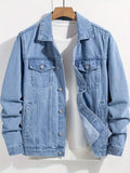 Men's Button-Up Casual Jacket
