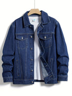 Men's Button-Up Casual Jacket