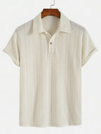Men's Button-Up Polo Shirt