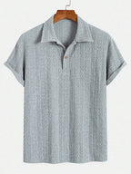 Men's Button-Up Polo Shirt