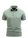 Men's Buttoned Collar Polo