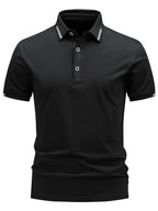 Men's Buttoned Collar Polo