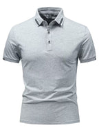 Men's Buttoned Collar Polo