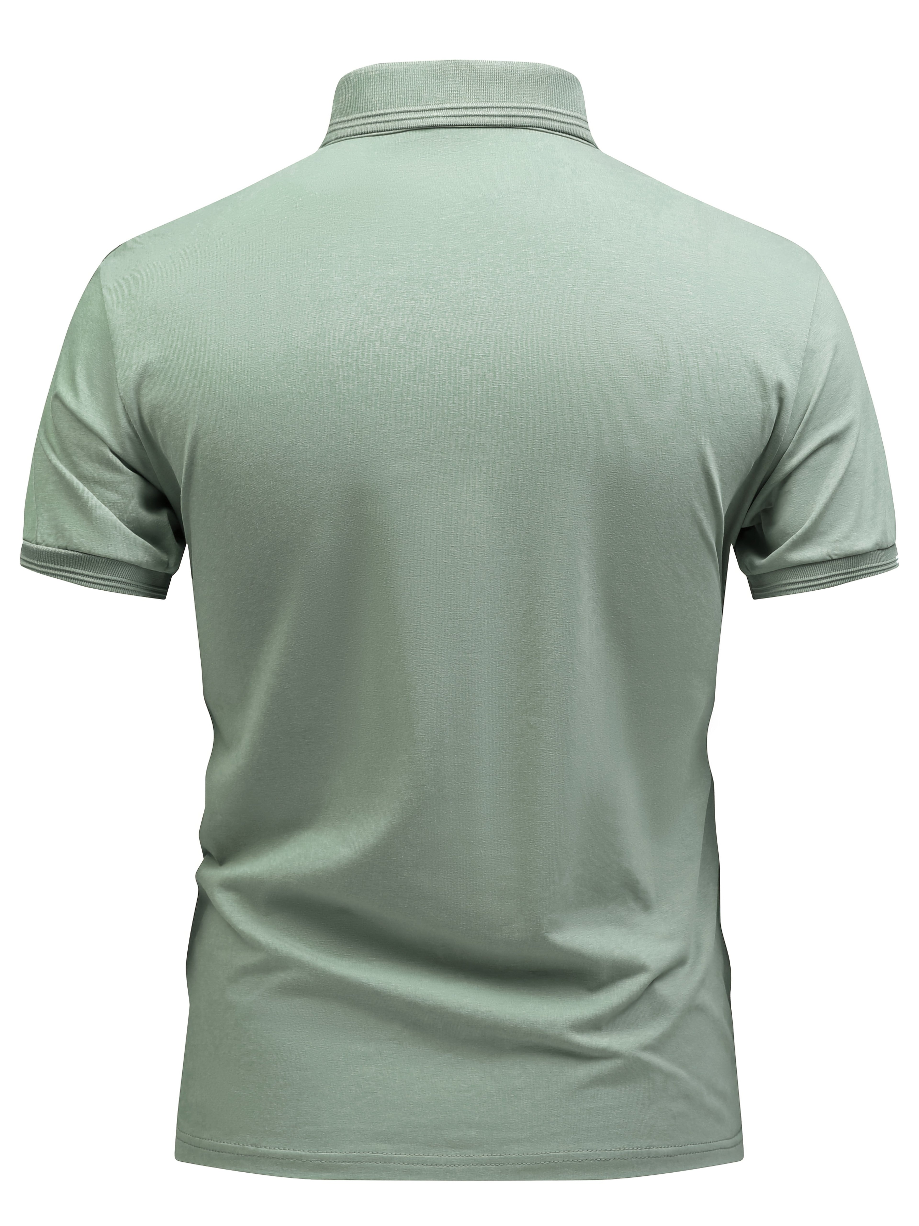 Men's Buttoned Collar Polo