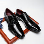 Men's Cap Toe Lace-Up Shoes
