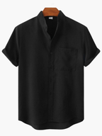 Men's Collared Shirt and Trousers Set