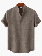 Men's Collared Shirt and Trousers Set