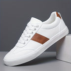 Men's Contrast Panel Lace-Up Sneakers