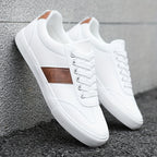 Men's Contrast Panel Lace-Up Sneakers