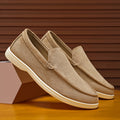 Men's Contrast Sole Loafers