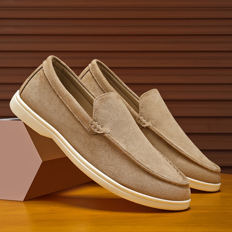 Men's Contrast Sole Loafers