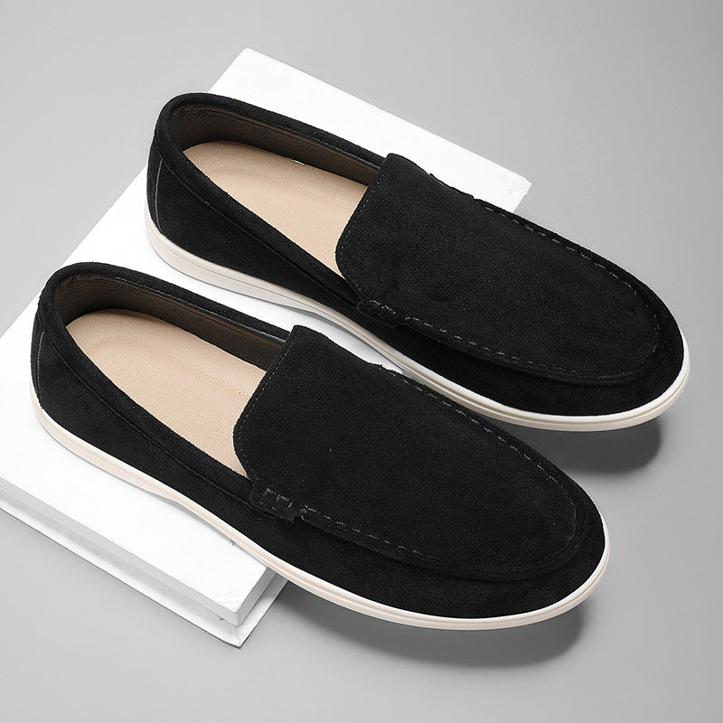 Men's Contrast Sole Loafers