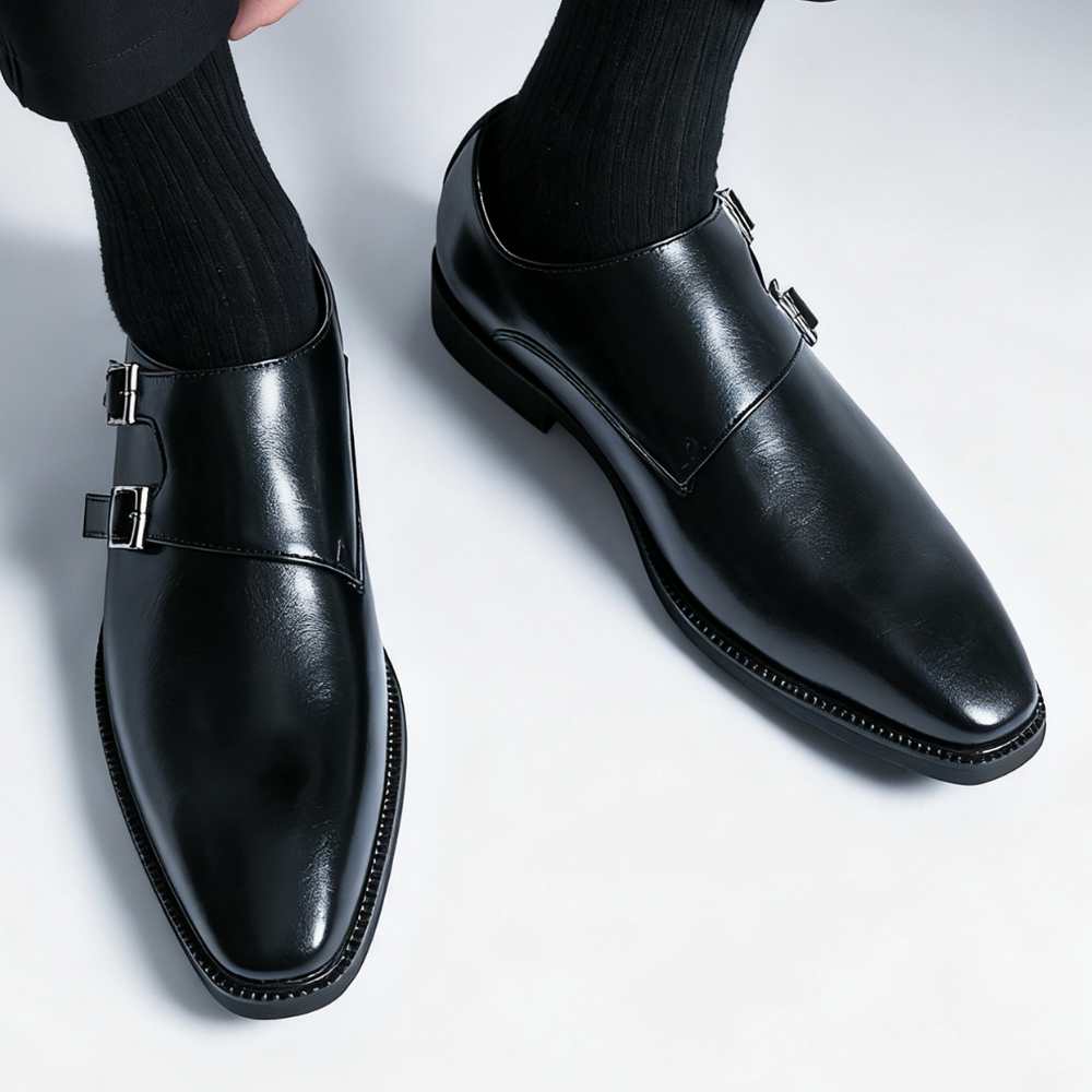 Men's Double Monk Shoes