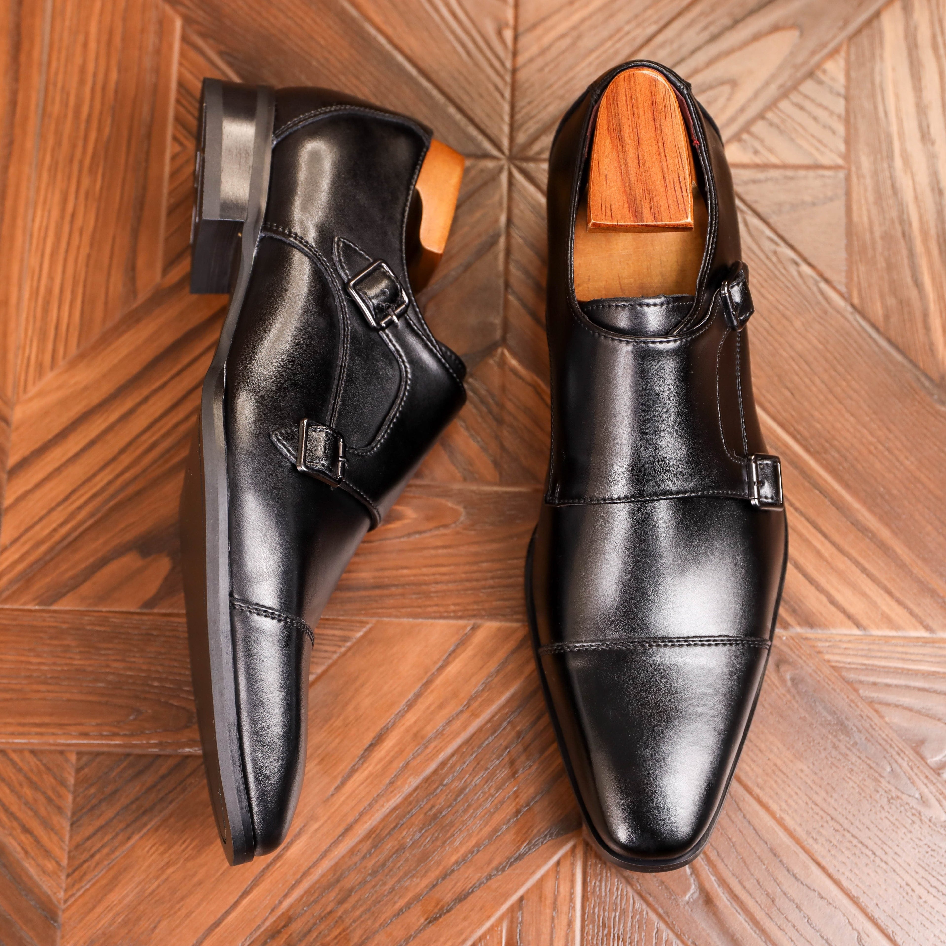 Men's Double Monk Strap Shoes