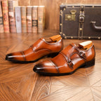 Men's Double Monk Strap Shoes