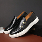 Men's Double Side Buckle Loafers
