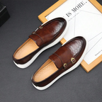 Men's Double Side Buckle Loafers