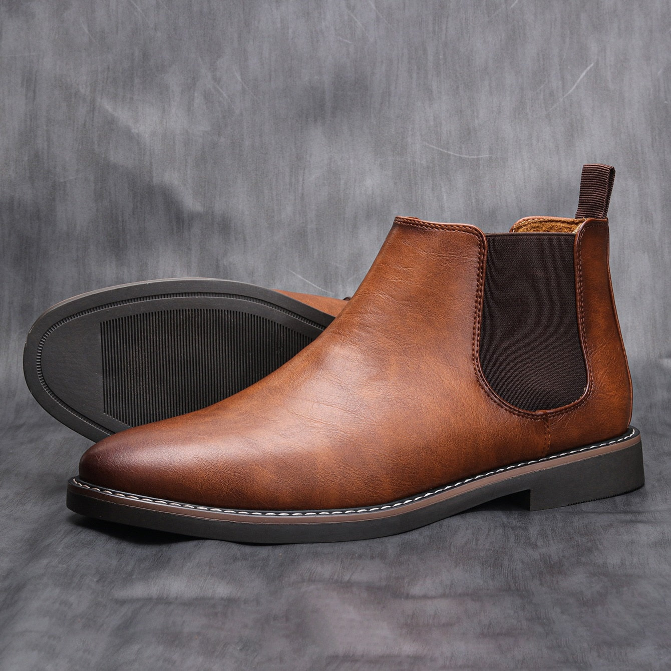 Men's Elasticated Chelsea Boots