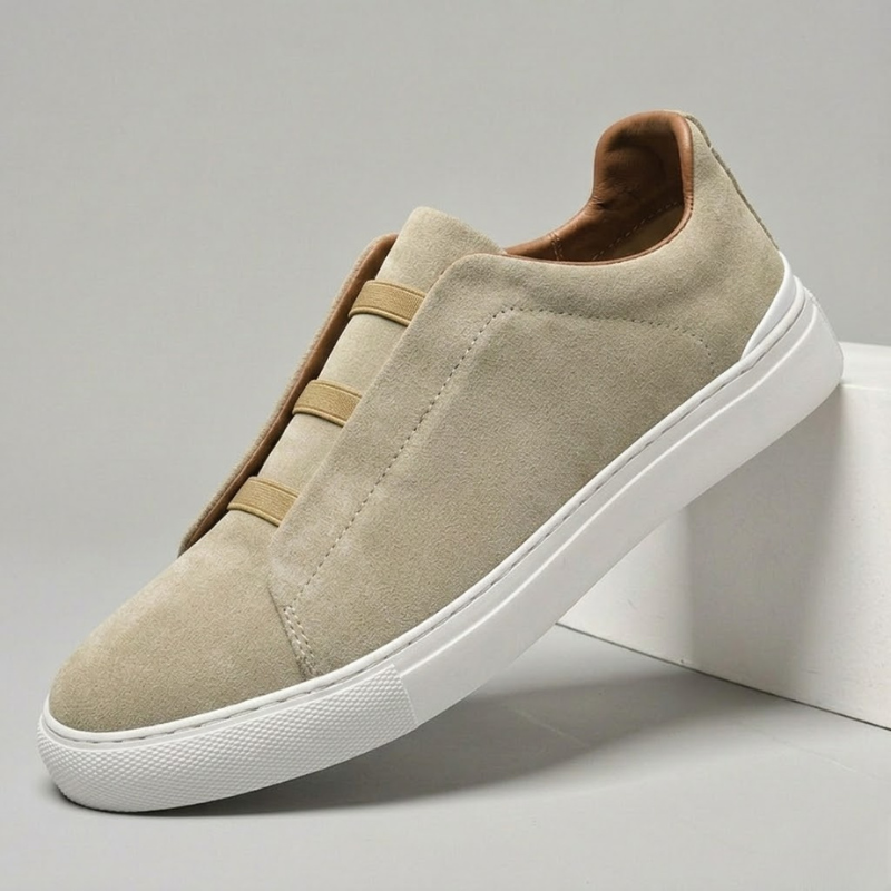 Men's Elasticated Slip-On Trainers