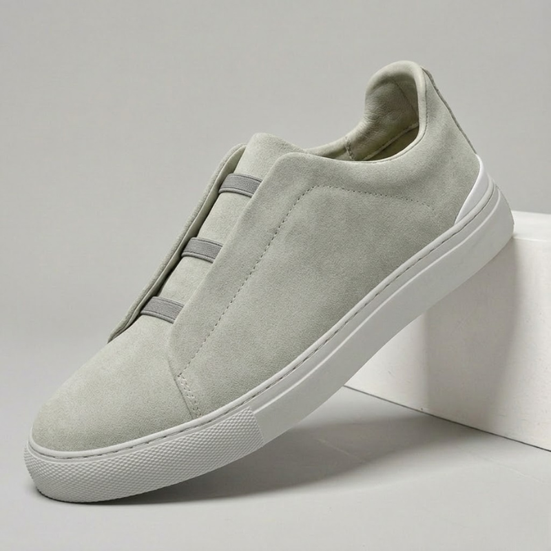Men's Elasticated Slip-On Trainers