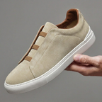 Men's Elasticated Slip-On Trainers