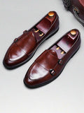 Men's Formal Monk Strap Loafers