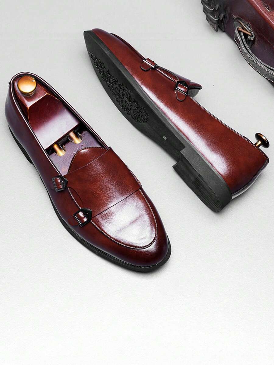 Men's Formal Monk Strap Loafers