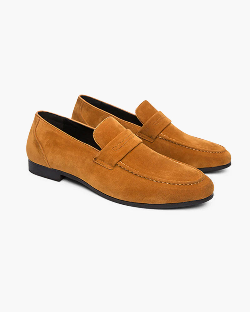 Men's Low Heel Penny Loafers