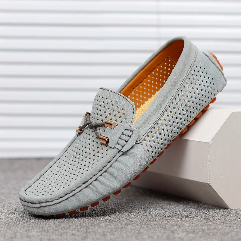 Men's Perforated Driving Loafers