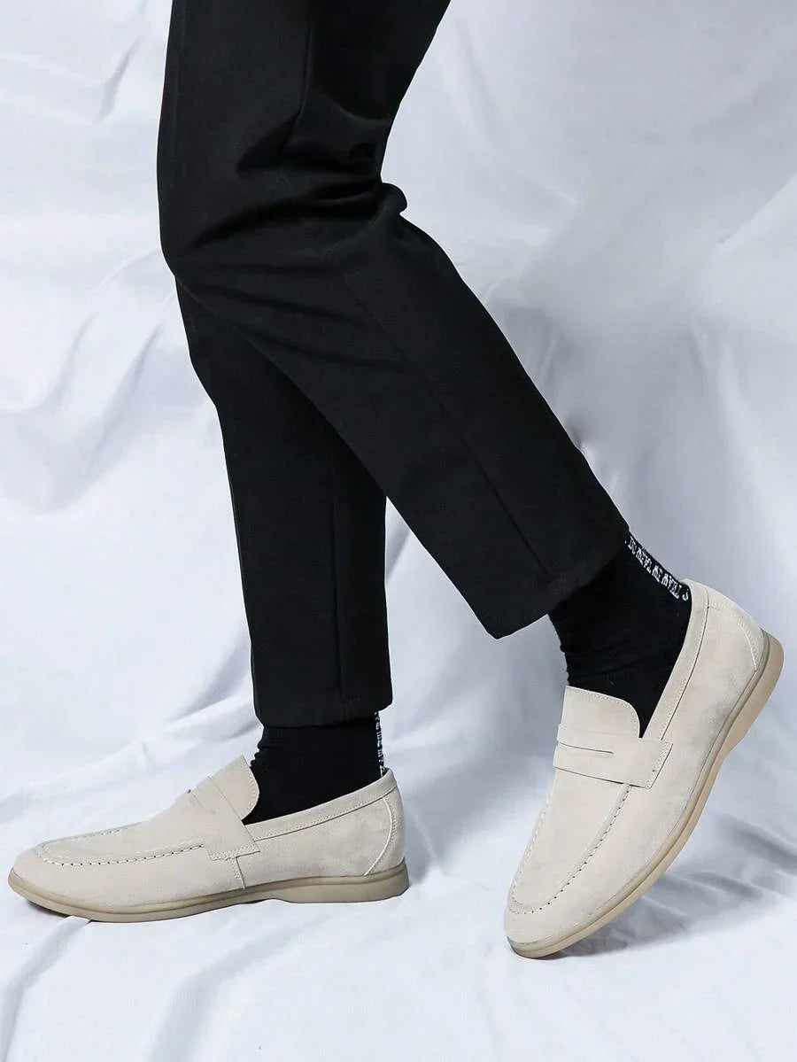 Men's Slip-On Apron Toe Loafers