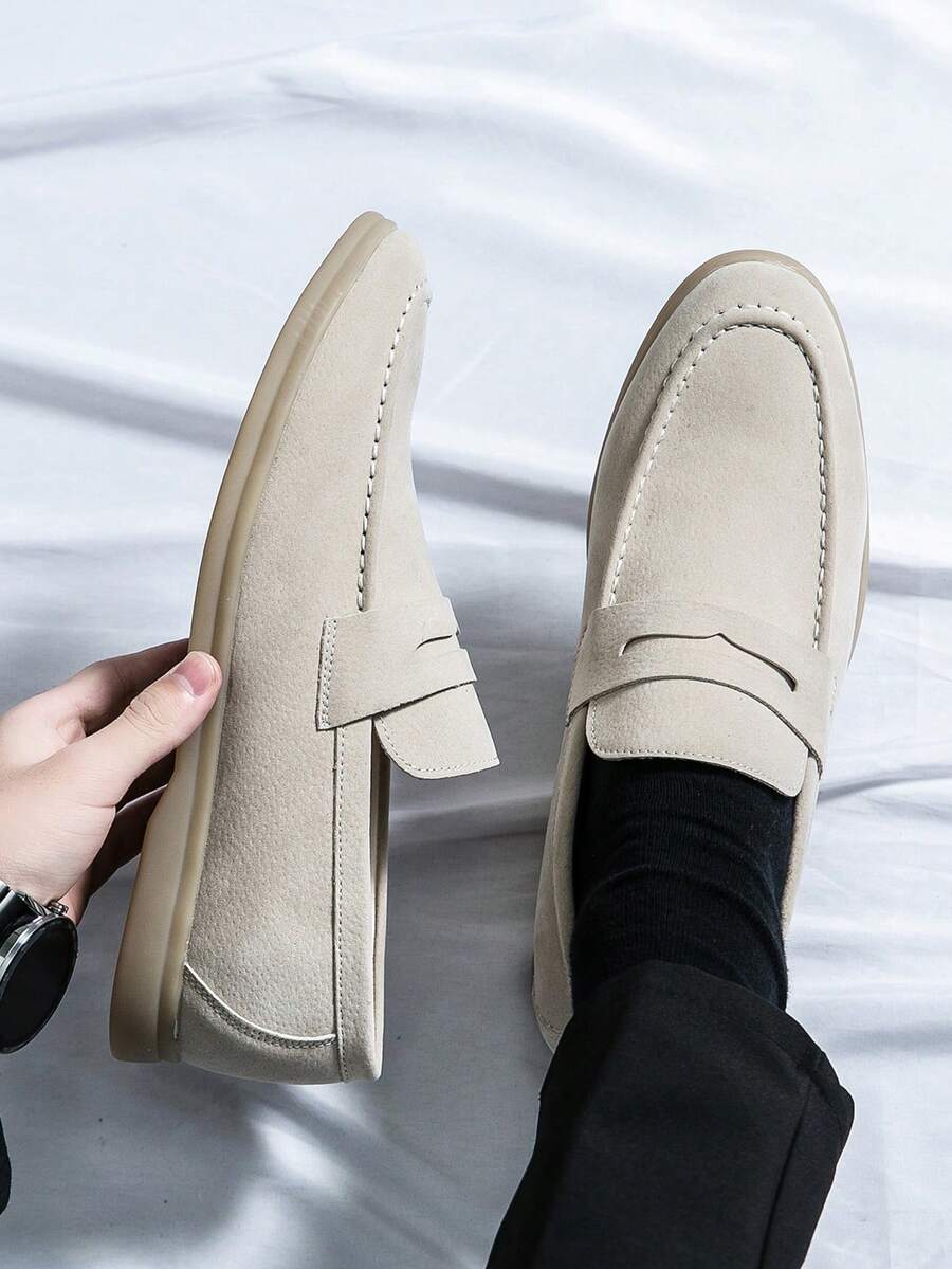 Men's Slip-On Apron Toe Loafers