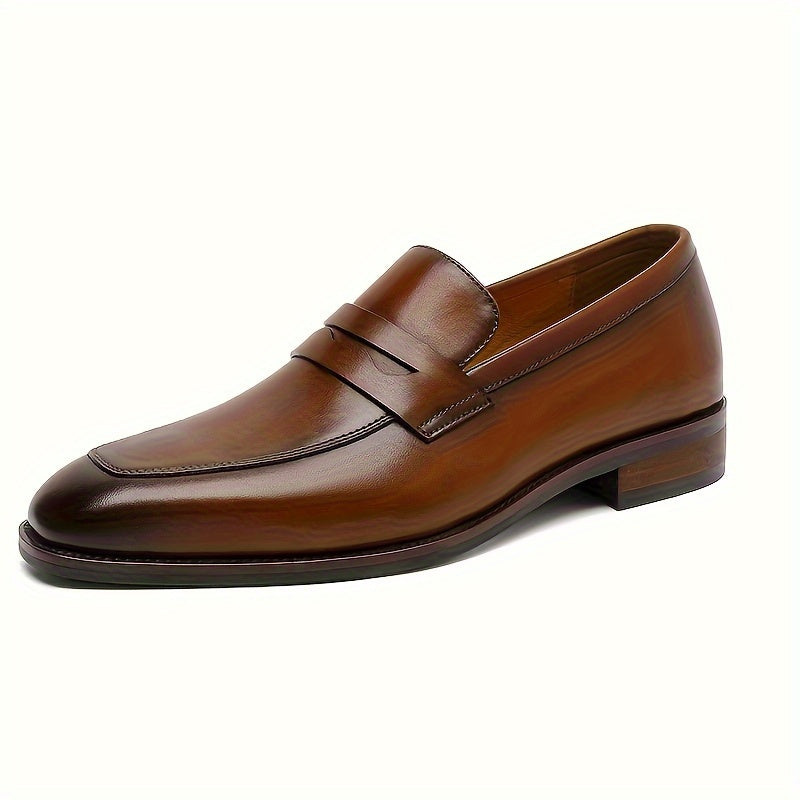 Men's Square Toe Penny Loafers