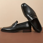 Men's Square Toe Penny Loafers