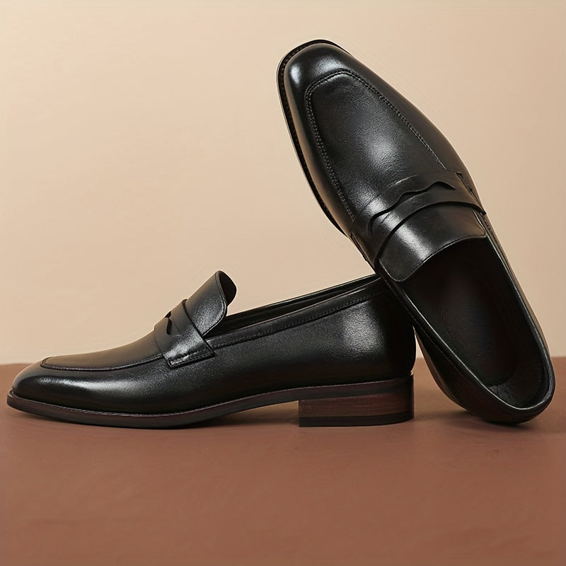 Men's Square Toe Penny Loafers