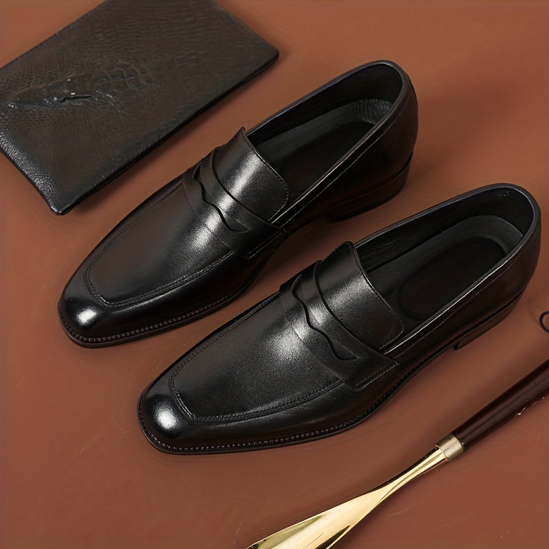 Men's Square Toe Penny Loafers