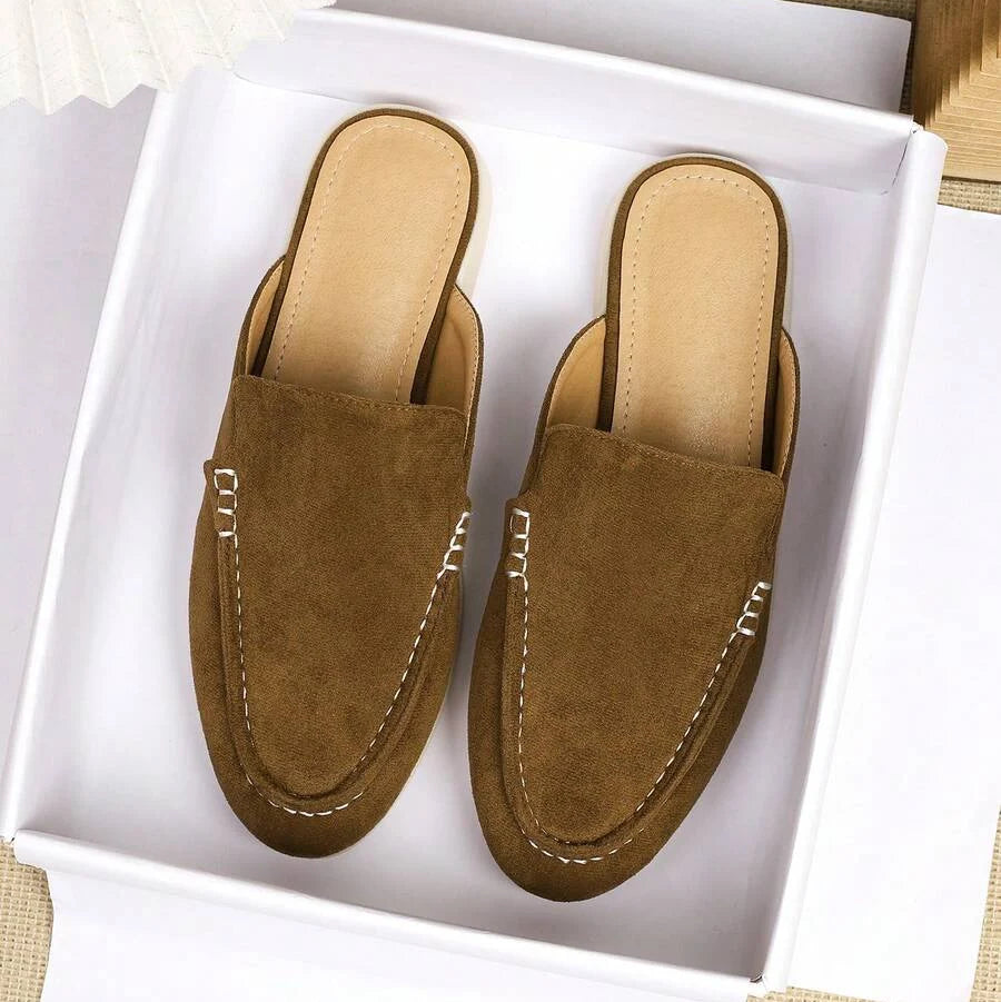 Men's Stitched Backless Mules