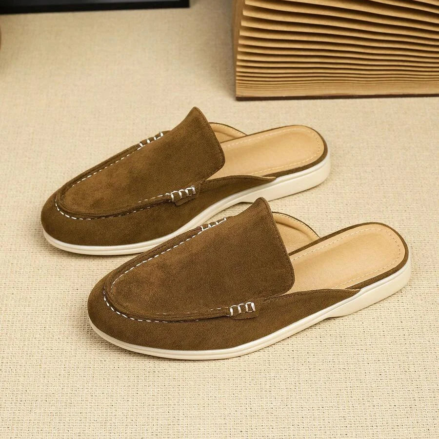 Men's Stitched Backless Mules