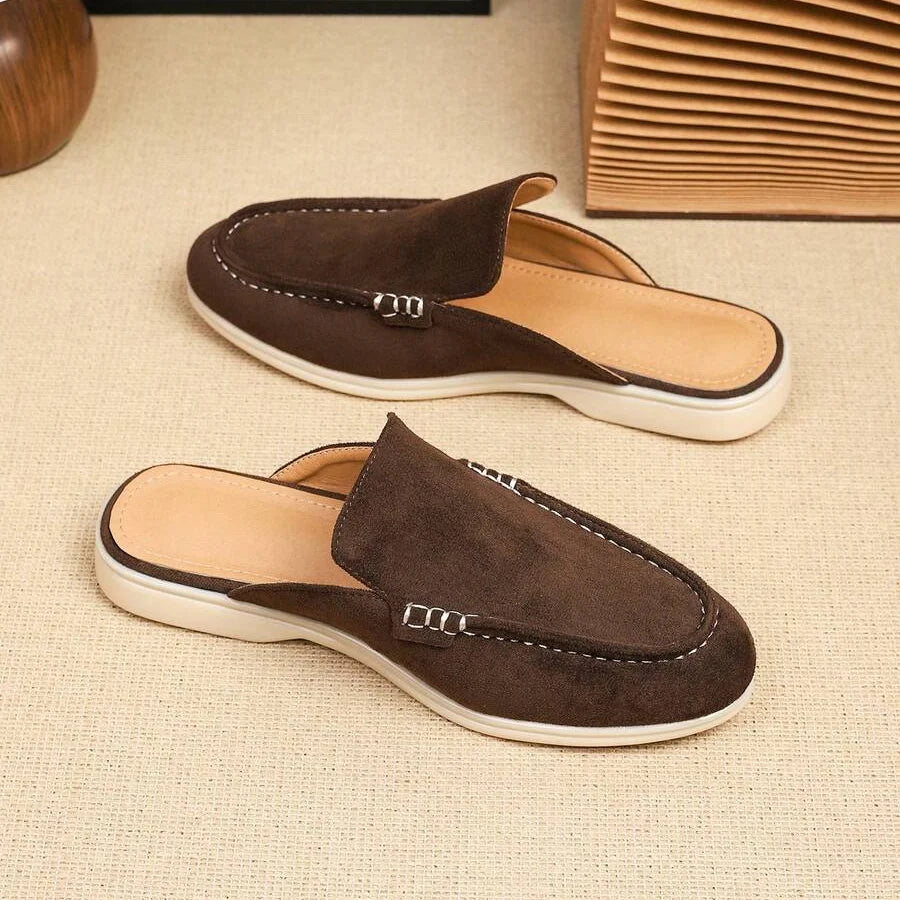 Men's Stitched Backless Mules