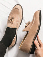 Men's Stitched Tassel Loafers